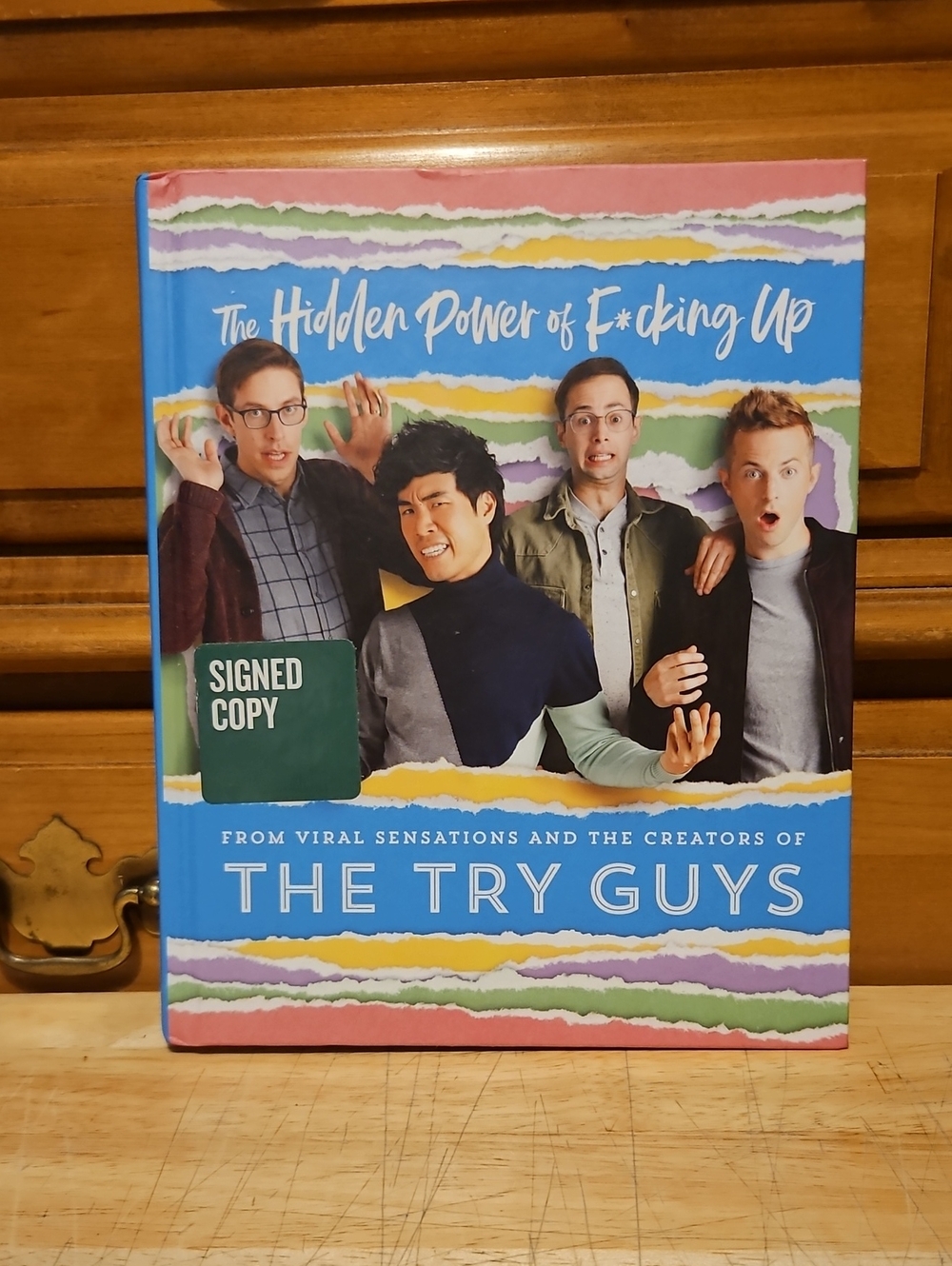 Autographed-The Hidden Power of F*cking Up - The Try Guys